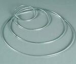 Metalen ring - 17,5-18cm rond - 3mm dik