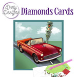 Dotty designs diamonds cards - Red Car