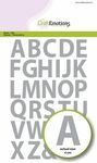 Snijmal - Alfabet hoofdletter basic 40mm