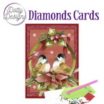 Diamond Cards - Birds in a Pendant