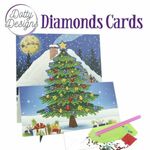 Diamond easel card - Christmas Tree